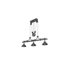 3 Light 67" Wide Linear Pendant