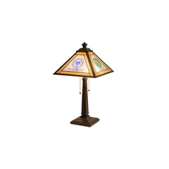 Gepersonaliseerde 2-lichts 58 cm hoge buffet tafellamp