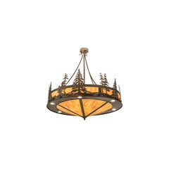 6 Light 41" Wide Abstract Pendant