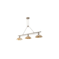 3 Light 70" Wide Linear Pendant