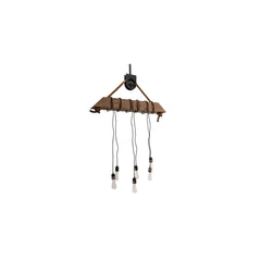 6 Light 44" Wide Taper Candle Linear Pendant