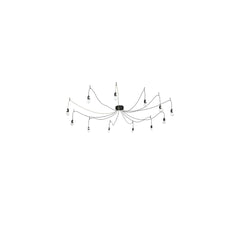 12 Light 120" Wide Suspension Multi Light Pendant