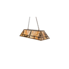 6 Light 48" Wide Billiard Linear Pendant