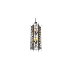6-lamps 45,7 cm brede hanger voor spitse kaarsen