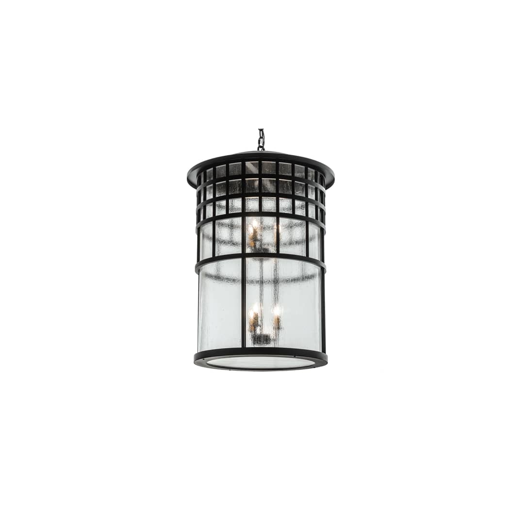 6-lichts 60 cm brede taps toelopende kandelaarhanglamp