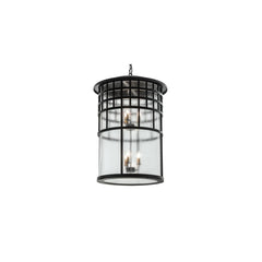 6-lichts 60 cm brede taps toelopende kandelaarhanglamp