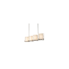 4 Light 98" Wide Pillar Candle Linear Pendant