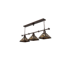 3 Light 48" Wide Linear Pendant