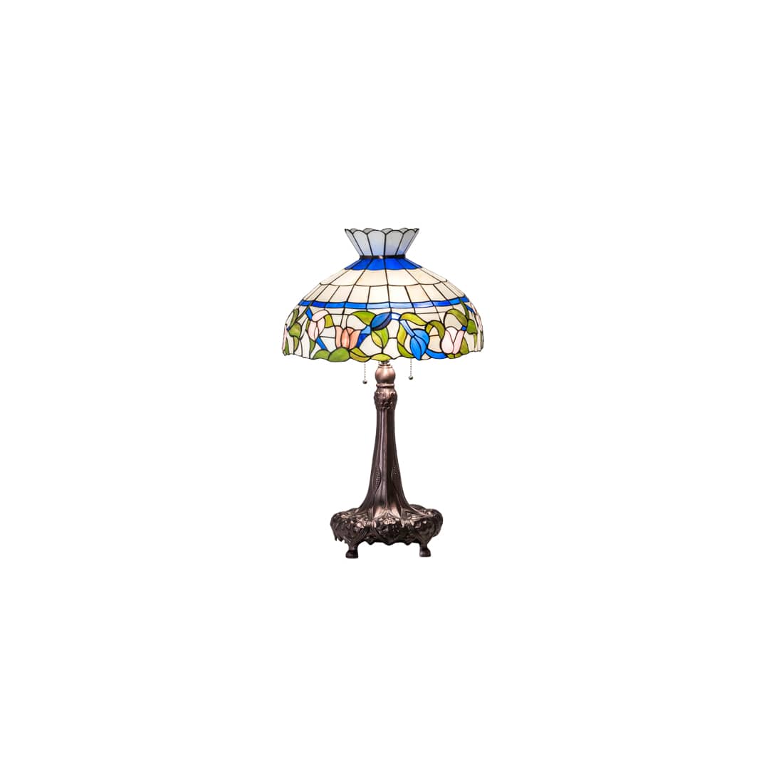 Rose Vine 3 Light 33" Tall Buffet Table Lamp