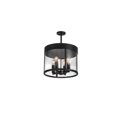 4 Light 18" Wide Pendant