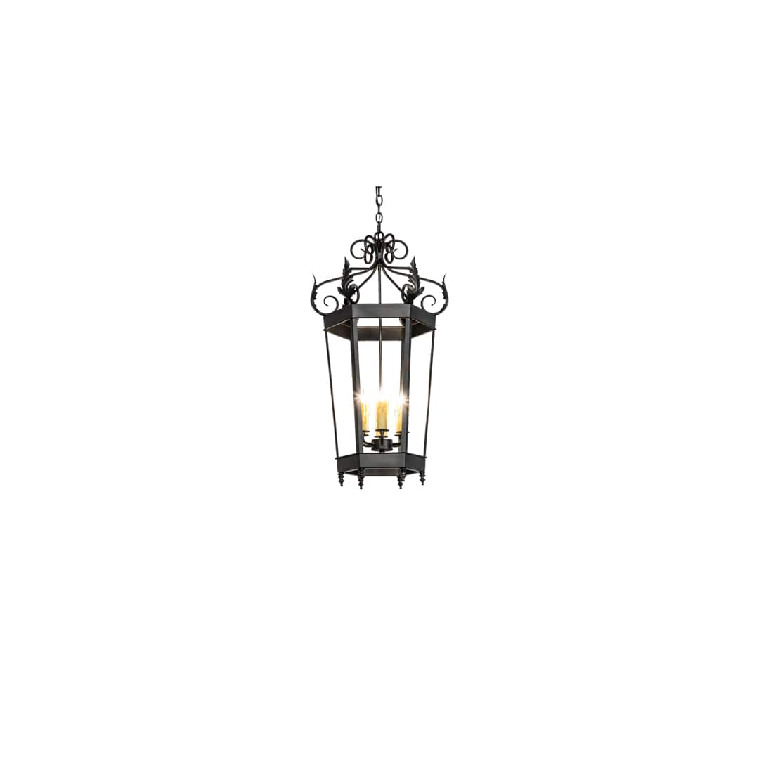 6 Light 20" Wide Taper Candle Pendant