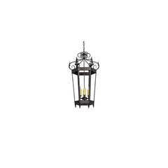 6 Light 20" Wide Taper Candle Pendant