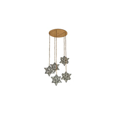 5 Light 45" Wide Multi Light Pendant