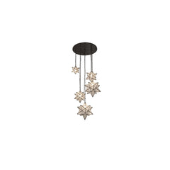 5 Light 36" Wide Multi Light Pendant