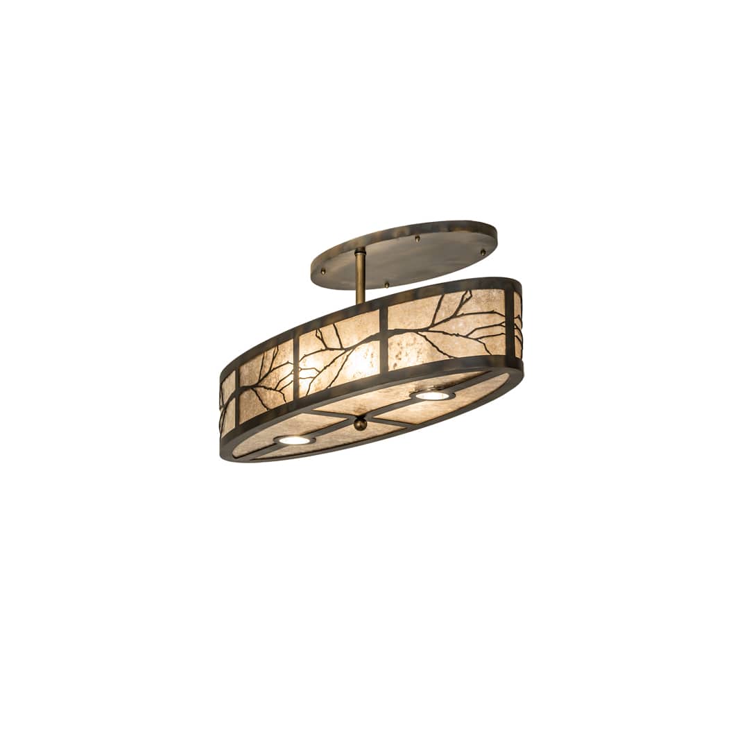 4 Light 36" Wide Linear Pendant