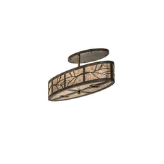 4 Light 36" Wide Linear Pendant
