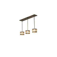 6 Light 50" Wide Linear Pendant