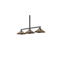 3 Light 63" Wide Linear Pendant