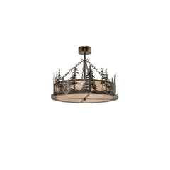 4 Light 36" Wide Pendant