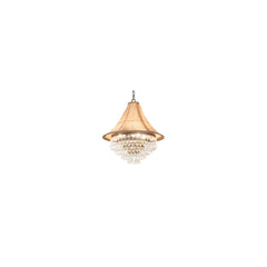 4 Light 22" Wide Crystal Pendant
