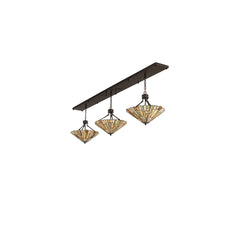 3 Light 84" Wide Linear Pendant