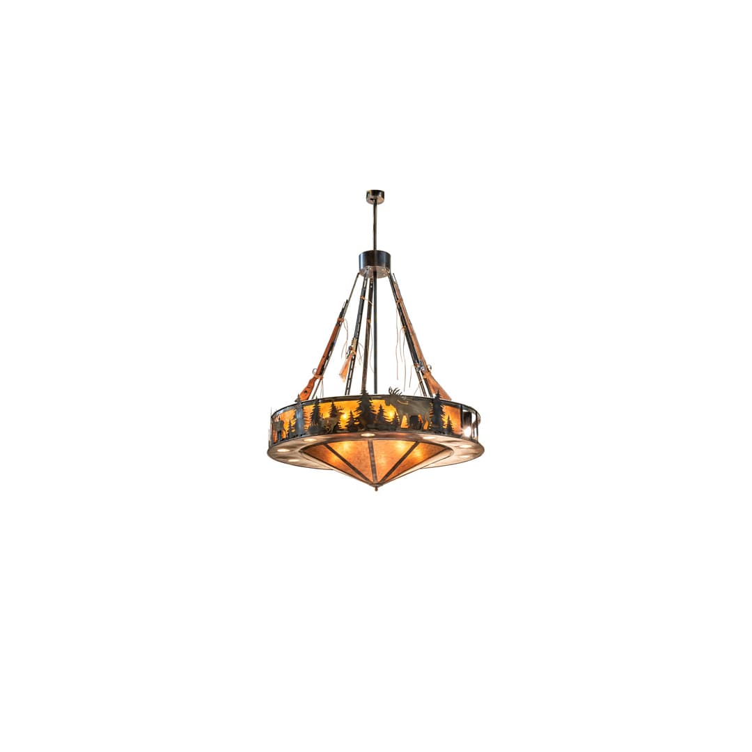 17 Light 77" Wide Pendant