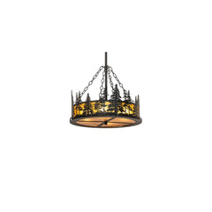 4 Light 23" Wide Pendant