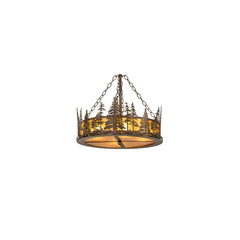 4 Light 23" Wide Pendant