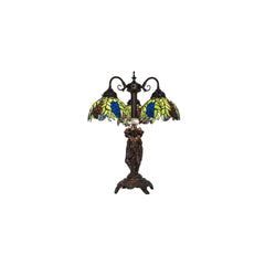 Tiffany 3 Light 23" Tall Buffet Table Lamp