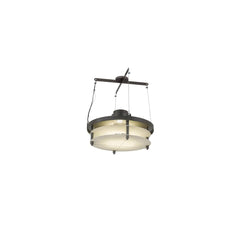 2 Light 24" Wide Suspension Pendant