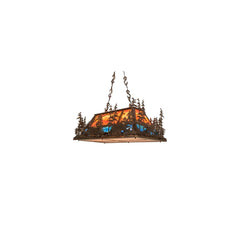 6-Lichts 91 cm Brede Abstracte Lineaire Hanglamp