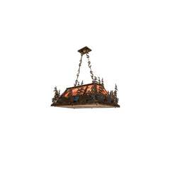6-Lichts 91 cm Brede Abstracte Lineaire Hanglamp