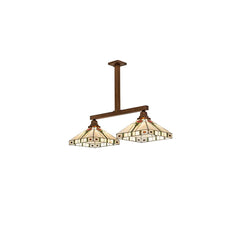 2 Light 39" Wide Linear Pendant