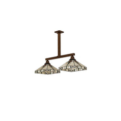 2 Light 39" Wide Linear Pendant