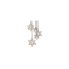 5 Light 38" Wide Multi Light Pendant
