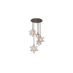 5 Light 38" Wide Multi Light Pendant