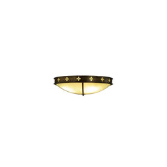 Byzantine 4 Light 36" Wide Flush Mount Bowl Ceiling Fixture