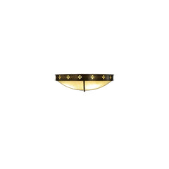 Byzantine 4 Light 36" Wide Flush Mount Bowl Ceiling Fixture