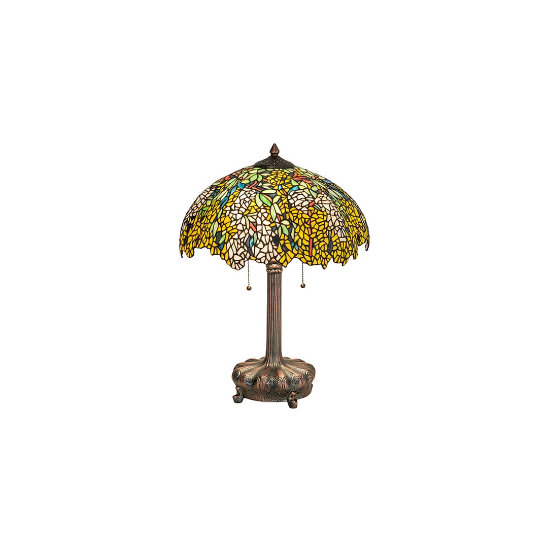 Tiffany Laburnum 2 Light 23" Tall Buffet Table Lamp