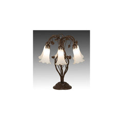 Tiffany Pond Lily 6 Light 19" Tall Buffet Table Lamp