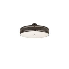 Nolan 3 Light 30" Wide Semi-Flush Drum Ceiling Fixture