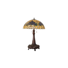 Rose Bouquet 3 Light 31" Tall Buffet Table Lamp