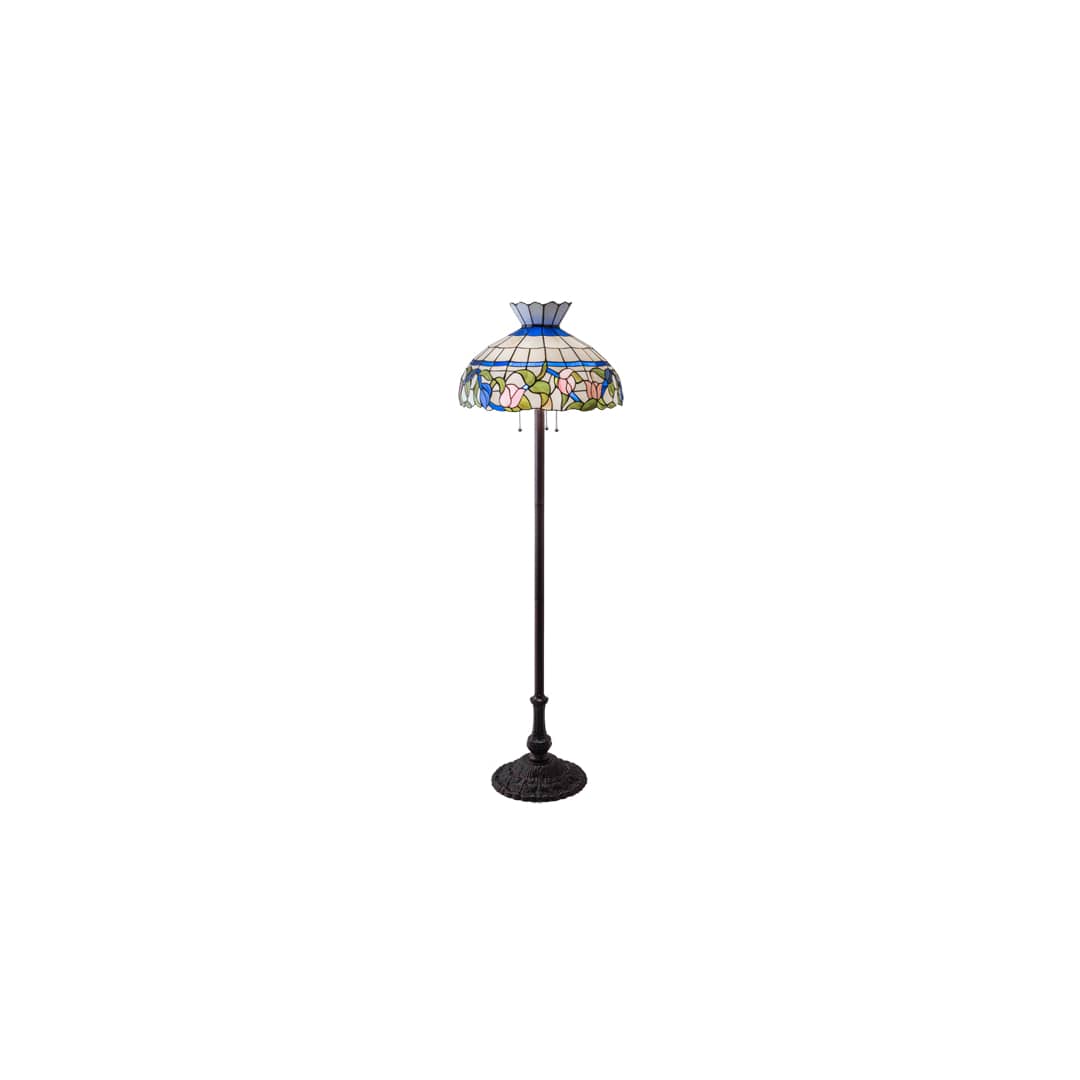 3 Light 62" Tall Tiffany Floor Lamp