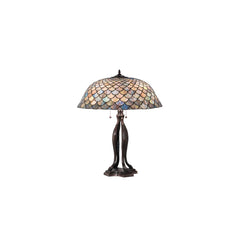 3 Light 30" Tall Tiffany Table Lamp