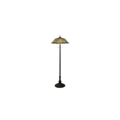 3 Light 62" Tall Tiffany Floor Lamp