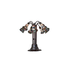 10 Light 24" Tall Tree Table Lamp