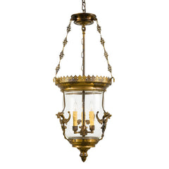 3 Light Urn Pendant from the Foyer Collection
