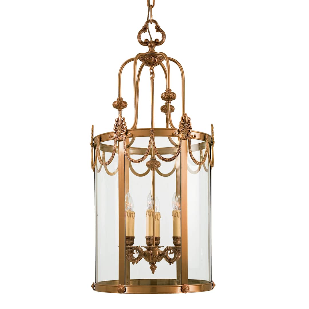 6-lichts 41" hoge lantaarnpendel uit de Metropolitan Collectie