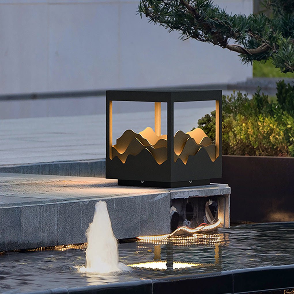 Outdoor Waterproof LED Courtyard Atmosphere Lamp Three-dimensional Landscape Design Courtyard Lamp