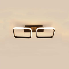 2 Square Flush Mount Ceiling Light for Living Room Acrylic LED Baby Kids Lights